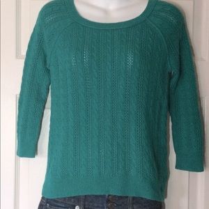 American Eagle turquoise sweater